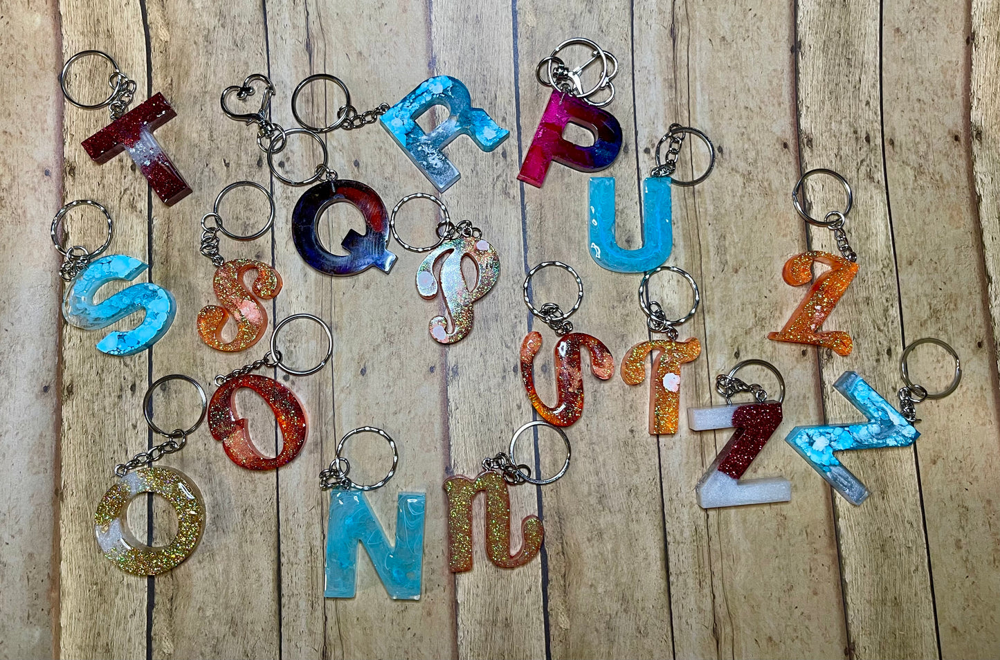 Letter Keychains